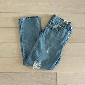 Levi's Light Blue Straight Leg Jeans